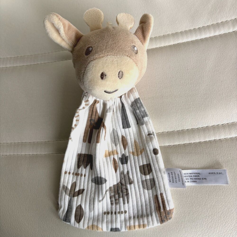 Dreamgro Giraffe Baby Mini Lovey Security Blanket Plush Animal Soft Comfort Toy